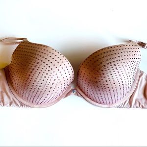 Victoria’s Secret pink crystal push-up bra in 34DD